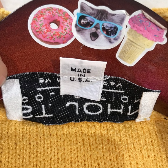 Vtg St. John Collection Marie Gray bright yellow woven zip up blazer type jacket - Picture 12 of 13